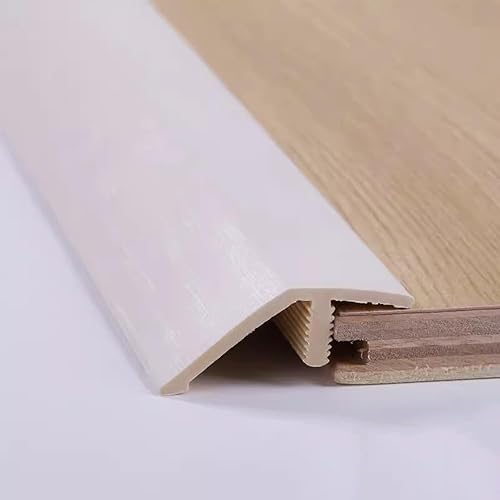 Miniatura 6 de HCZION Rampa de umbral para puertas, tira de transición de suelo de PVC, tiras de transición para puerta, tira de transición adhesiva para pisos,