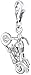 Produktbild Nenalina Big Bike Karabiner Charm Anhänger für Bettelarmband aus 925 Sterling Silber 713073-000