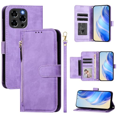 対応機種 for Doogee Note 58,対応機種 for Doogee Note 58 Pro PUレザーカードホルダーウォレットフリップスタンドマグネティック閉鎖電話カバー Purple
