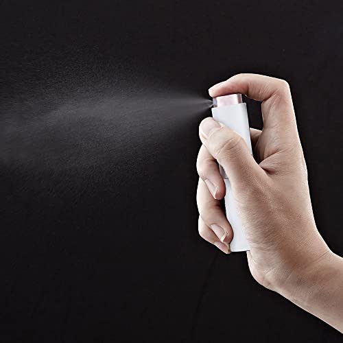 Image of Lisapack 8ML Atomizer Perfume Spray Bottle for Travel, Empty Refillable Cologne Dispenser, Portable Sprayer for Men and Women (White)