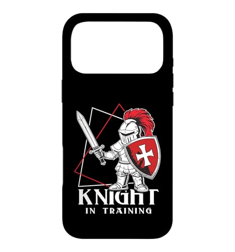 Knight In Training Funny Ren Faire �n�㑄���� �����̋R�m �X�}�z�P�[�X iPhone 17 Pro Max �p