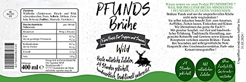 PFUNDS Brühe Vorratspack je 3 x 400 ml in den Sorten Rind, Geflügel, Gemüse, Wild Knochen- und Gemüsebrühe Bone Broth