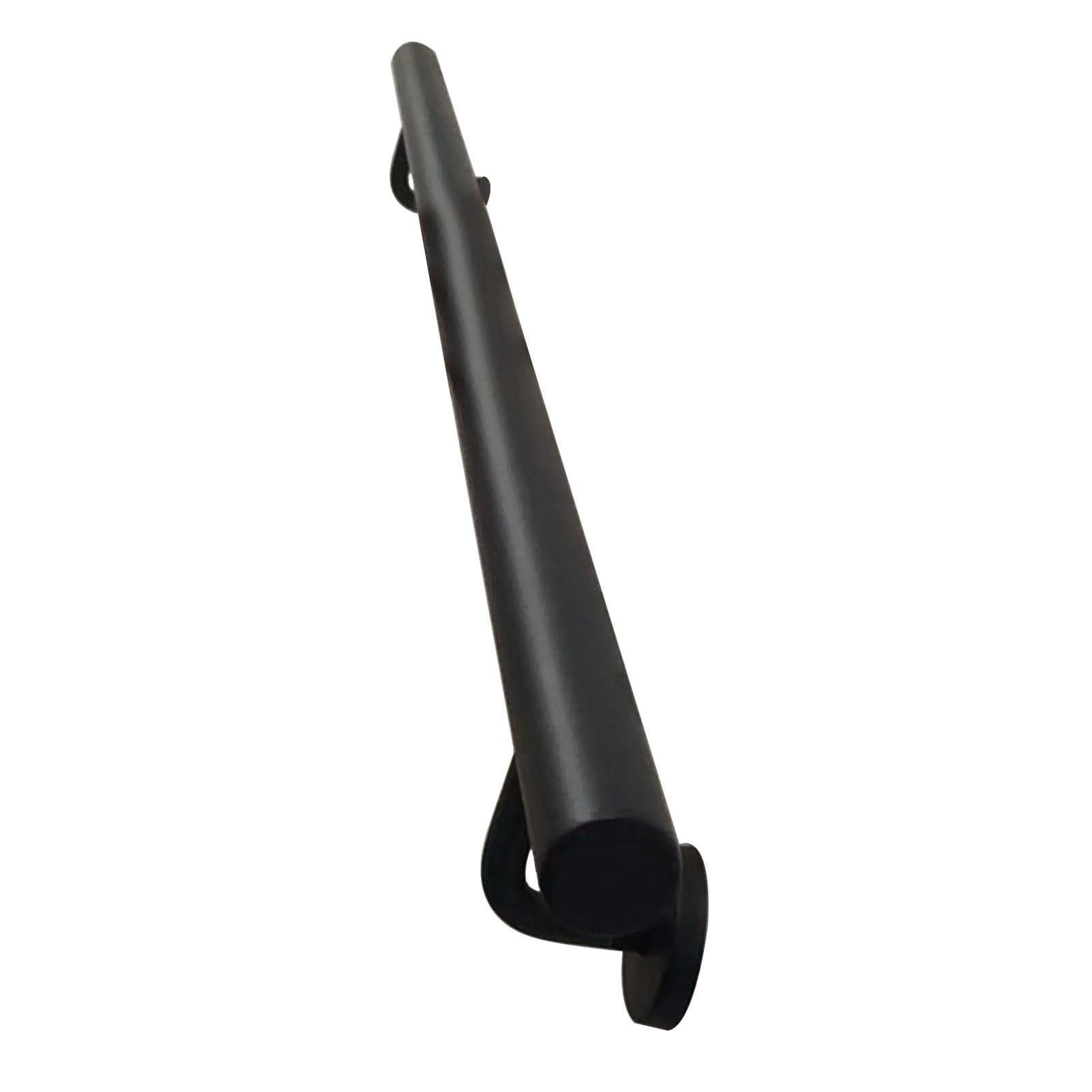 Gaommini Metal Stair Banister Hand Rails - Black White | Wall Mounted Stair Handrail for Corridor Lofts Kindergarten Outdoor Grab Rails, Non-Slip Staircase Railing(Black,16ft/480cm)