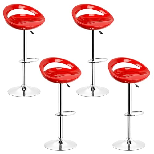 XUANYU Juego de 4 taburetes de bar asiento