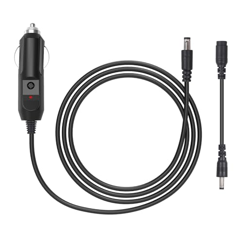 Cable de carga de vehículo CC para Brother PocketJet con suministro de 12 V estable