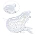 equlup Lacrosse Head, Nylon Mesh Strung Wear Proof Nylon Lacrosse Stick Heads Mens Strung Equipment for Competition Competition (Men)