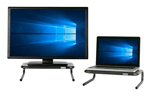 image for Allsop Metal Art Jr. Monitor Stand, 14-Inch wide platform holds 40 lbs