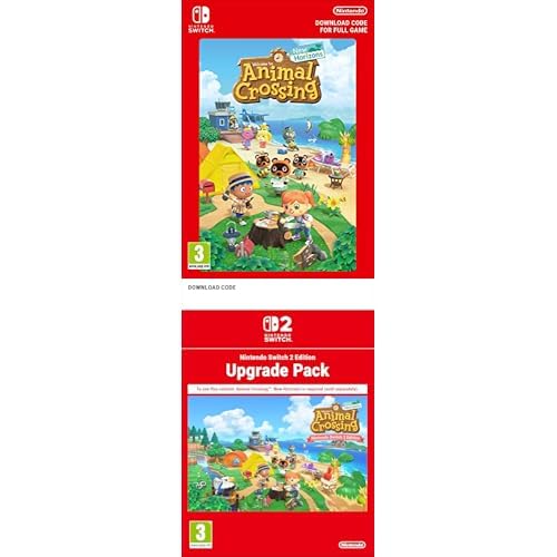 Animal Crossing: New Horizons | Nintendo Switch - Download Code+Animal Crossing: New Horizons | Nintendo Switch 2 Upgrade Pack - Download Code