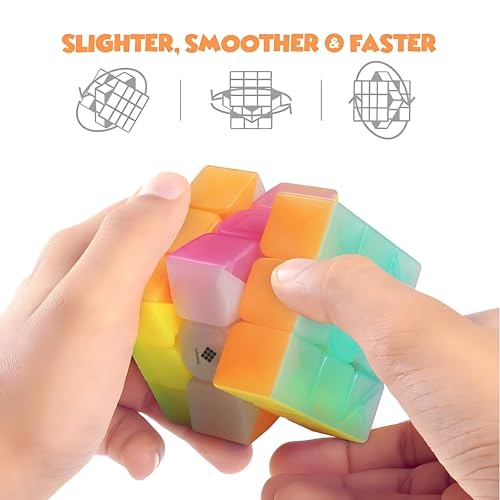 Image of Cubelelo Drift 3x3 Jelly Edition Speedcube Magic Cube Puzzle