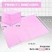 Mixweer 1000 Pcs Baby Disposable Changing Pads 13 x 18 Inch Quick Absorb Pink Diaper Changing Table Pads Sanitary Liners Soft Waterproof for Baby Child Adult Pets Travel Change Stations
