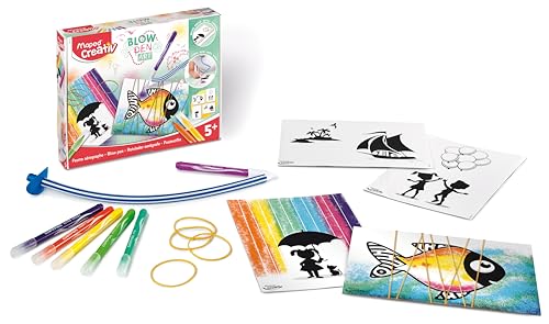 Pustestifte Maped Creativ 846710 – Puste-Stifte für kreative Kunstwerke