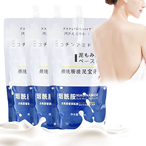 Amide Clay Cream - Mud Rubbing Artifact, Rubbing Mud For Skin, Fourpeopeo Rubbing Mud Gel, Rubbing Mud Cream, Body Scrub Exfoliator (3pcs)
