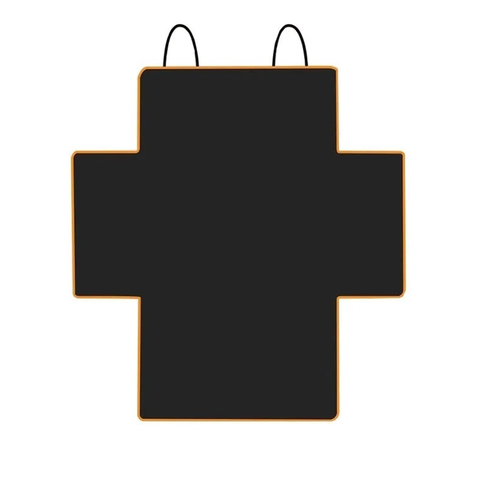 Tapis de coffre pour animaux imperméable à bord orange
