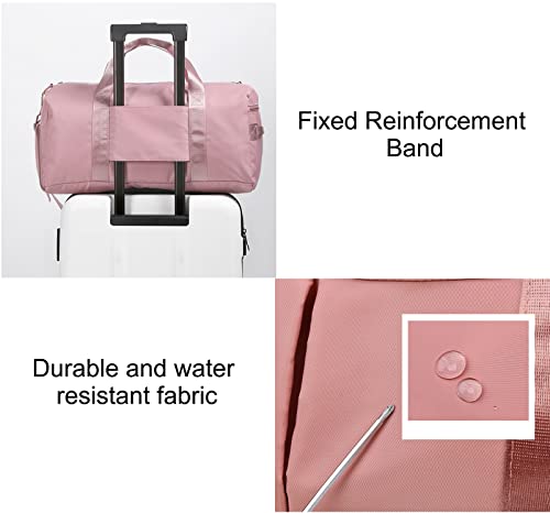 Women Shoulder Bag Travel Bag Sport Duffels for Women Outdoor Sports Fitness Yoga, Black, One Size4