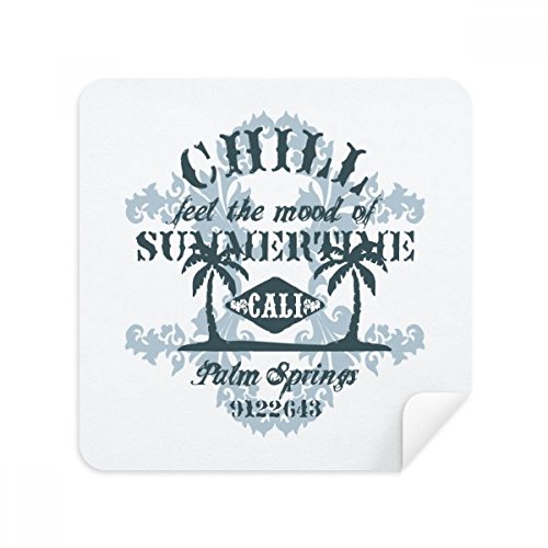 Chiffon de nettoyage écran téléphone style plage exotique pour verres et lunettes de soleil