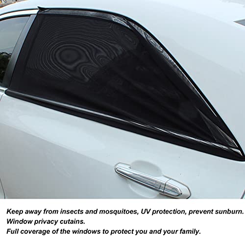 Parasol de ventana trasera de coche protector de malla transpirable infantil 7