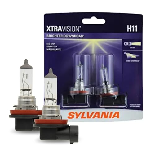 SYLVANIA - H11 XtraVision - High Performance Halogen Headlight Bulb,