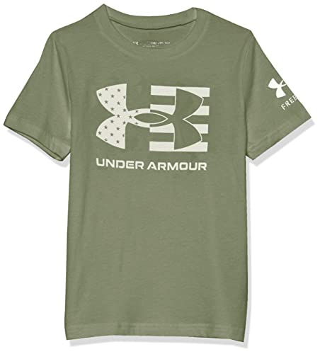 T-shirt Under Armour garçon vêtement sport kaki t-shirt coton léger Youth X-Small