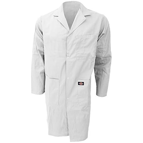 Dickies Redhawk White Warehouse Coat for Men Cover