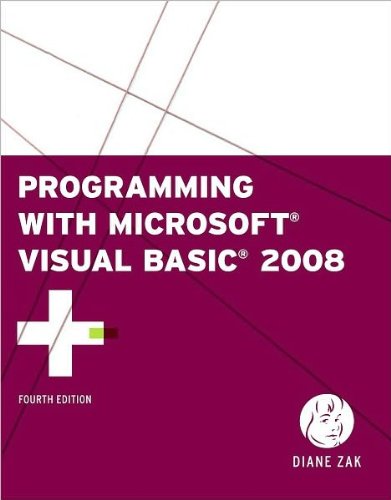 Programming with Microsoft Visual Basic 2008 (text only) 4th (Fourth ...