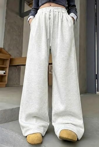 Image of dockstreet Straight Long Length Trouser Style Drawstring Contrast Belt Black and White Trackpant for Women /Trending, Relaxed Casual Lowers for Women