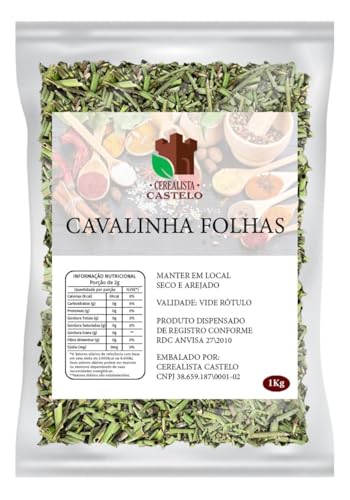 Cavalinha Chá 1 Kg Folhas Premium Cerealista Castelo