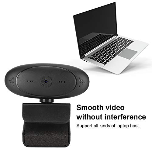Elprico Webcam, HD 1080P PC-Kamera mit Autofokus, Plug-and-Play-Computerzubehör, Integrierte Mikrofonkamera für Videokonferenzen und Online-Lernen, 360-Grad-Drehung (Schwarz) – Bild 8