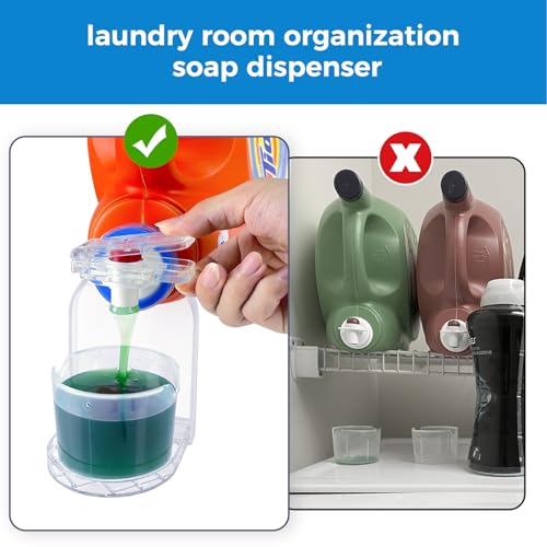 Clear-Laundry-Detergent-Dispenser-Cup-Holder-Nozzle-Force-Saving-Switch-Drip-Catcher-Soap-Dispenser-laundry-room-organization-decor-1-Pack