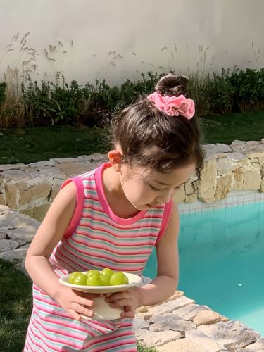 Toddler Sundress Kids Little Girl Summer Tank Stripe Casual Midi Sun Dress3