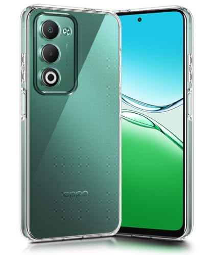 Image of WOW IMAGINE Transparent Back Cover Case for Oppo A5 5G | Raised Bumps for Full Device & Camera Protection Shockproof TPU Silicone Back Case Mobile Cover - Transparent