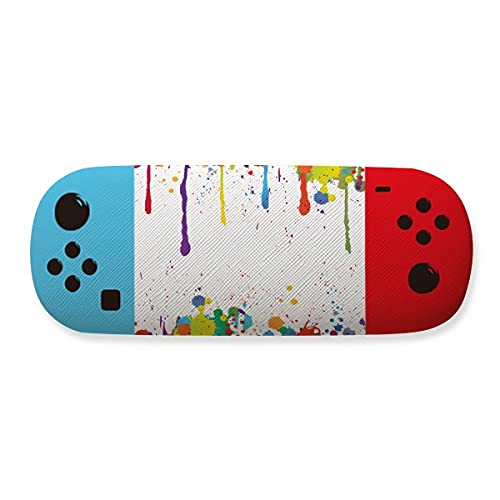 Étui de rangement pour lunettes avec un design graffiti multicolore
