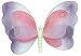 Koala Baby 13 x 9.1 Mesh Butterfly Wall Hanging Decor Purple Pink for Baby Nursery Bedroom, Girls Room Ceiling Wall Décor, Wedding Birthday Party, Baby Bridal Shower Butterfly Decoration, 2 Pack
