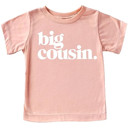 Image of Bold Big Cousin T-Shirts for Girls and Boys Fun Family Outfits