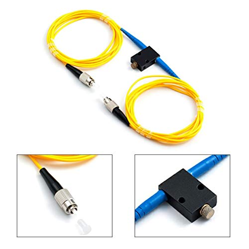 Connectors Fc Lc Sc/Upc/Apc Online Adjustable Attenuator Fiber Optic Attenuator Fiber Adapter Sc Fiber Optic Adapter Mechanical Adjustment - (Cn, Color: Lc Upc) #TOP2