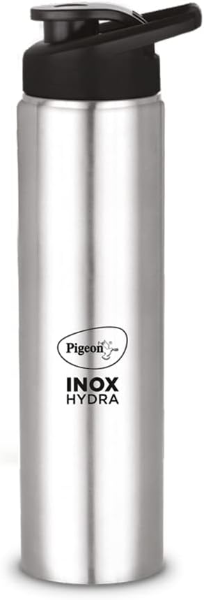 Pigeon Stainless Steel Inox Hydra 750 Drinking Water Bottle 700 ml - Silver (Pack of 1)
