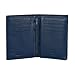 Produktbild Nuvola Pelle Herren Brieftasche vertikal aus Nappaleder Kartenfächer mit innerem Reissverschluss-Fach Blau