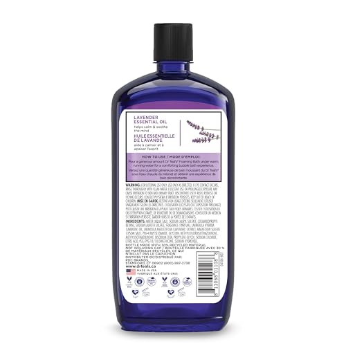 Dr Teal's Foaming Bath with Pure Epsom Salt, Soothe & Sleep with Lavender Essential Oil, 34 fl oz (Packaging May Vary) - Image 3