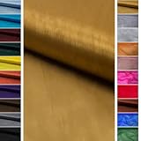 StoffBook GOLD BRAUTMODE ORGANZA STOFF HOCHZEITSMODE DEKO STOFFE, D450