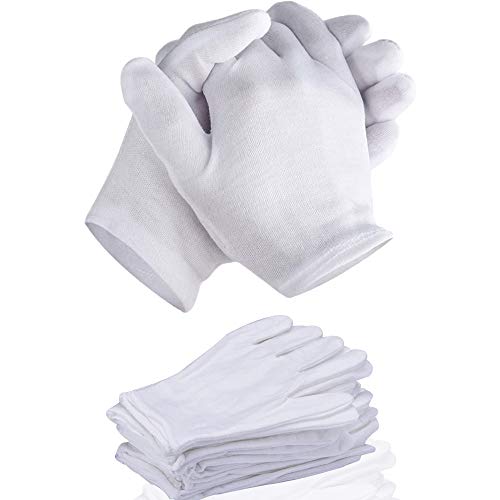 Guantes de Tela de Algodón，Guantes Hidratantes，guantes médicos，Guantes de algodón blanco，Guantes Blancos，Guantes de Algodón