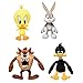 LOONEY TUNES Warner - Peluches Funko Calidad Super Soft (25CM, Pack 4 Modelos)