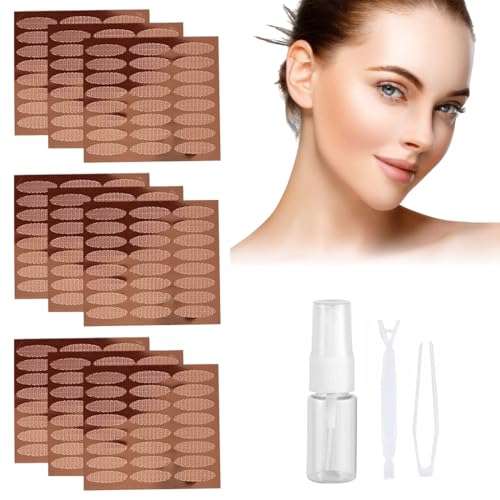 QEQSHQO 480pcs Cintas de Pestañas, Cintas Adhesivas Doble Cara, Cintas de Levantamiento Facial, Lifting Tapes para Ojos, Invisible Sofort-Lidstraffung para Imperfecciones/Arrugas/Párpados
