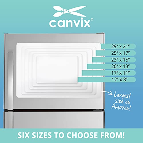 Magnetic Dry Erase Whiteboard For Refrigerator – Magnetized, Removable, Residue-Free Art And Memo Board For Family, Kids, Home, And Office – Magnetic Markers & Eraser Included (29 X 21 Inches) #TOP3