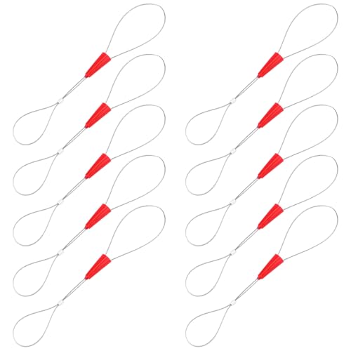 TOPPERFUN Guía Pasacables Manual 10 Unidades para Electricistas Herramienta Extractora de Cables Resistente Resorte y Carcasa Protectora para Instalación y Sujeción de Cables Eléctricos