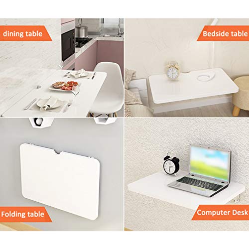 Table murale pliante pour salle à manger modulable et petit bureau - 6