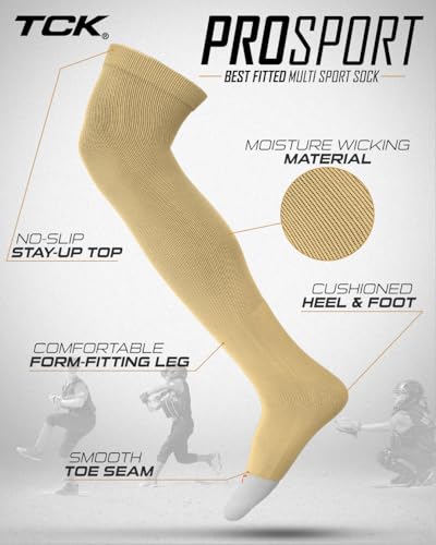 Image of Baseball Softball Over the Knee Socks Prosport | Durable Performance | Double Welt Top | Smooth Toe | Moisture Wicking