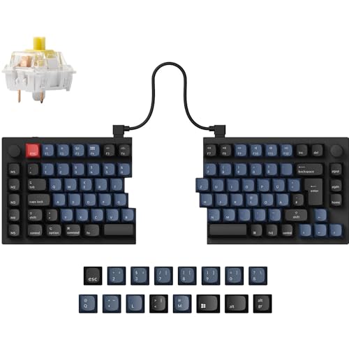 Q11 (schwarz/blau, DE-Layout, Keychron K Pro Banana, Hot-Swap, Aluminiumrahmen, RGB)