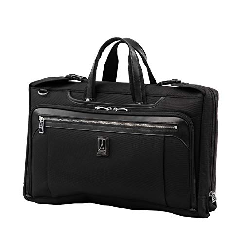 Travelpro Platinum Elite Handgepäck Kabinen Anzug Kleidersack Tri-Fold 32x51x10 cm Weichgepäck Langlebig Strapazierfähig 20 Liter Nylon Reisegepäck Farbe Schwarz 10 Jahre Garantie Cover