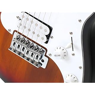 Rocktile Sphere Junior Guitare Eléctrique 3/4 Sunburst SET avec ampli, cable et sangle - Les Beatles, Paul McCartney, John Lennon, RIngo Starr, George Harrison Rocktile Sphere Junior Guitare Eléctrique 3/4 Sunburst SET avec ampli, cable et sangle – Image 4