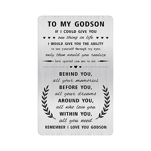 Alotozo �S�b�h�\�� �N���X�}�X�E�H���b�g�J�[�h - To My Godson Gifts - Godparents �_�̑��q�J�[�h