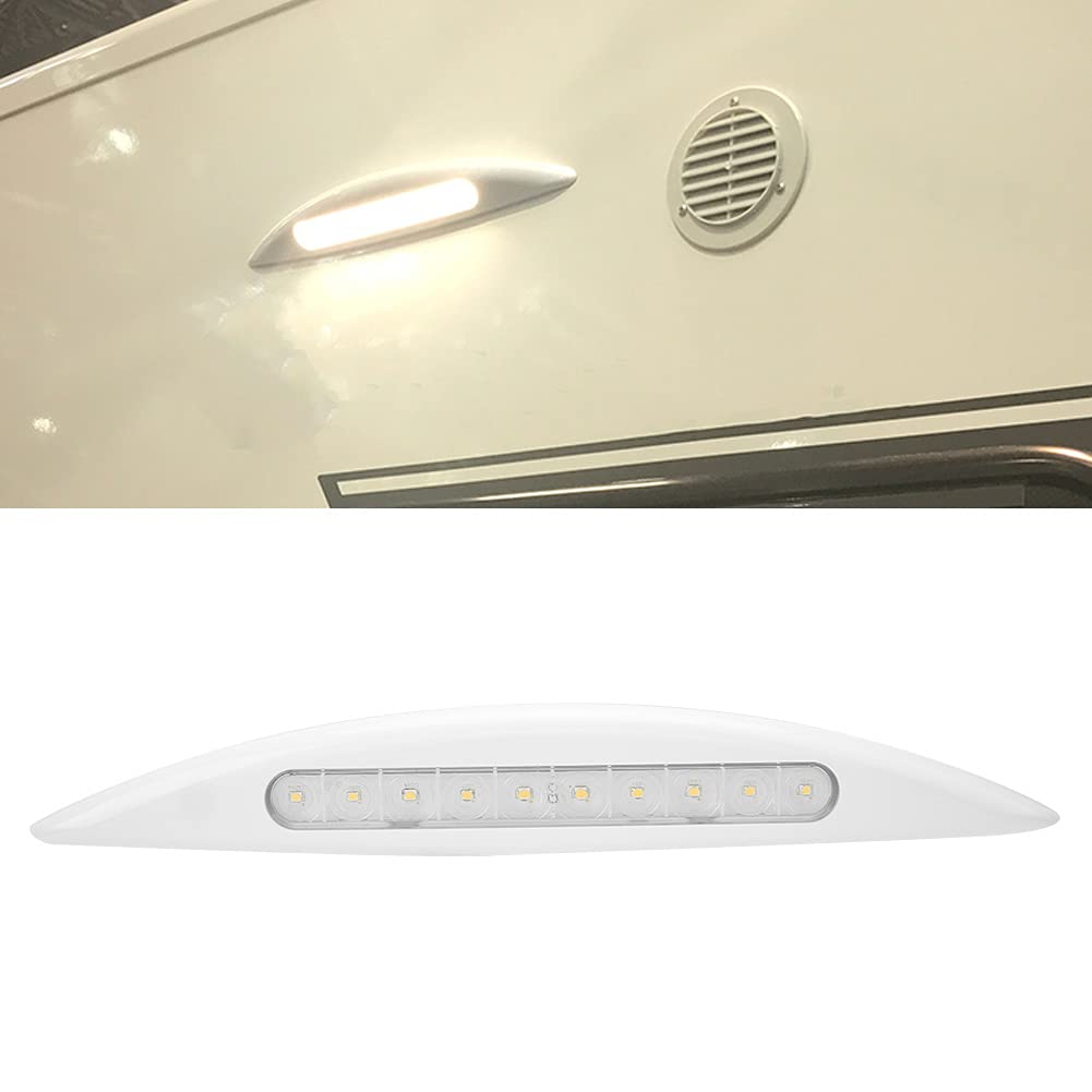 Luce LED per Tenda Sole per Luce tenda a LED 12 V e 5 W, per barche, uso esterno, impermeabile, lampada a risparmio energetico con 10 LED
